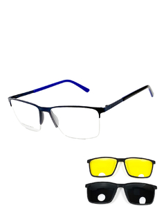 Óculos Armação Masculino + Clip On 3 em 1 CM136 - loja online