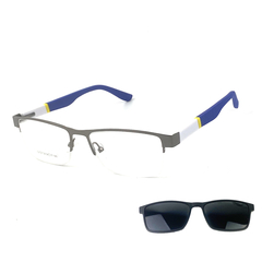 Armação Masculina + Clip On 2 Em 1 CM185 - loja online