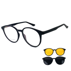 Armação Masculina + Clip On 3 Em 1 CM193 - comprar online