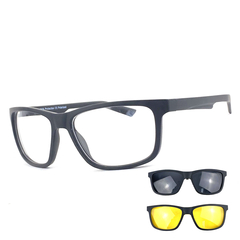 Armação Masculina + Clip On 3 Em 1 CM207 - PRESENTEGOD
