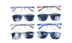 Armação Masculina + Clip On 2 Em 1 CM209 - comprar online