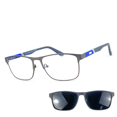 Armação Masculina + Clip On 2 Em 1 CM209 - PRESENTEGOD