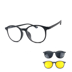 Armação Masculina + Clip On 3 Em 1 CM210