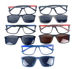 Armação Masculina + Clip On 2 Em 1 CM212 - comprar online