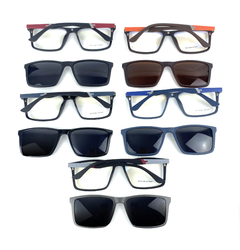 Armação Masculina + Clip On 2 Em 1 CM214 - comprar online