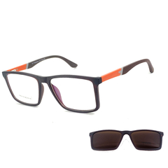 Armação Masculina + Clip On 2 Em 1 CM214