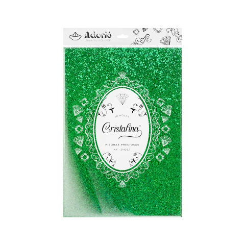 PAPEL ADORIE CRISTALINA VERDELITA X 10 UNIDADES - comprar online