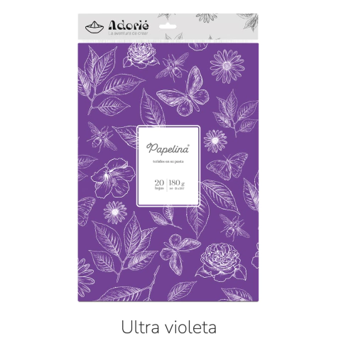 PAPEL ADORIE PAPELINA ULTRA VIOLETA X UNIDAD