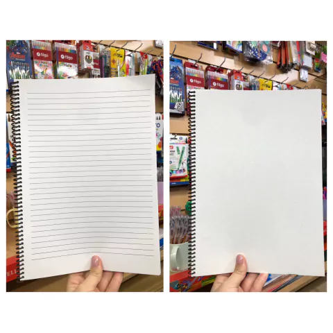 CUADERNO CON TAPA SUBLIMABLE A4