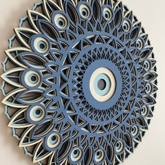 Mandala Olho Grego 3D - comprar online