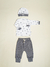 Set 3 piezas Renato Gris Melange