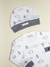 Set 3 piezas Renato Gris Melange - Luz de Estrellita - Minorista