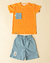 Conjunto basico Kids Naranja.