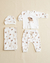 Set de 4 piezas Tadeo natual con beige. - comprar online