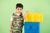 Chaleco Kids Fausto, Verde Camuflado en internet