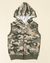 Chaleco Kids Fausto, Verde Camuflado