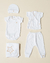 Set de 5 piezas Gaby, Blanco
