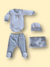 Set 4 Piezas Xue, Gris