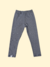Calza Selma Kids. Negro Rayado