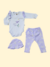 Set 3 Piezas Elina Lila