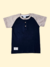 Remera Combinada. Beige