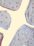 Set de 5 piezas Blanco con Rojo - comprar online