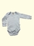 Body Eider blanco con picot celeste. - comprar online