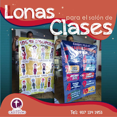 LONA DECORATIVA SALÓN - 10 MANDAMIENTOS - ARCHIVO DIGITAL PARA DESCARGAR en internet
