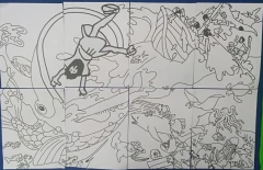 MURALES PARA COLOREAR- ARCHIVO DESCARGABLE en internet