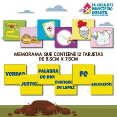 MEMORAMA LA ARMADURA DEL CRISTIANO- ARCHIVO DESCARGABLE