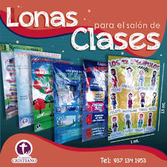 LONA DECORATIVA SALÓN - LOS FRUTOS - ARCHIVO DIGITAL PARA DESCARGAR - comprar en línea