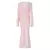 Xingqing Ruffle 2 Peça Set Mulheres Estampa Floral Manga Longa Malha Colheita T - Mari Bamar