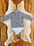 Body Feminino Xadrez Manga Longa Baby