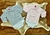 Kit Body Feminino Xadrez Manga Longa Baby 2 unidades - loja online
