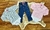 Kit Body Feminino Xadrez Baby 2 unidades + 1 Calça Feminina Tradicional. - loja online