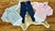 Kit Body Feminino Xadrez Baby 2 unidades + 1 Calça Feminina Tradicional. - loja online