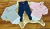 Kit Body Feminino Xadrez Baby 2 unidades + 1 Calça Feminina Tradicional. - loja online