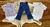 Kit Body Feminino Xadrez Baby 2 unidades + 1 Calça Feminina Tradicional. - West Tuff Jeans