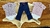 Kit Body Feminino Xadrez Baby 2 unidades + 1 Calça Feminina Tradicional. - loja online