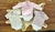 Imagem do Kit Body Feminino Xadrez Mix Baby 3 unidades