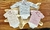 Kit Body Feminino Xadrez Mix Baby 3 unidades - loja online