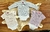 Kit Body Feminino Xadrez Mix Baby 3 unidades - West Tuff Jeans