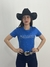 T-shirts feminina West Tuff Brilhos Boiadeira - comprar online