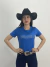 T-shirts feminina West Tuff Brilhos Boiadeira - comprar online
