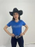 T-shirts feminina West Tuff Brilhos Boiadeira - West Tuff Jeans