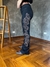 Calça Feminina West Tuff Flare Cos Alto Brilhos Luxo Lateral em Pedrarias c/ Elastano. - West Tuff Jeans