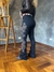Calça Feminina West Tuff Flare Cos Alto Brilhos Luxo Lateral em Pedrarias c/ Elastano. - loja online
