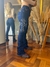 Calça Feminina West Tuff Flare Cos Alto Brilhos Cruz em Pedrarias c/ Elastano. - comprar online