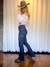 Calça Feminina West Tuff Flare Cos Alto Brilhos Boiadeira em Pedrarias c/ Elastano. - loja online