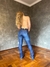 Calça Feminina West Tuff Flare Cos Alto Brilhos Luxo em Pedrarias c/ Elastano. - comprar online